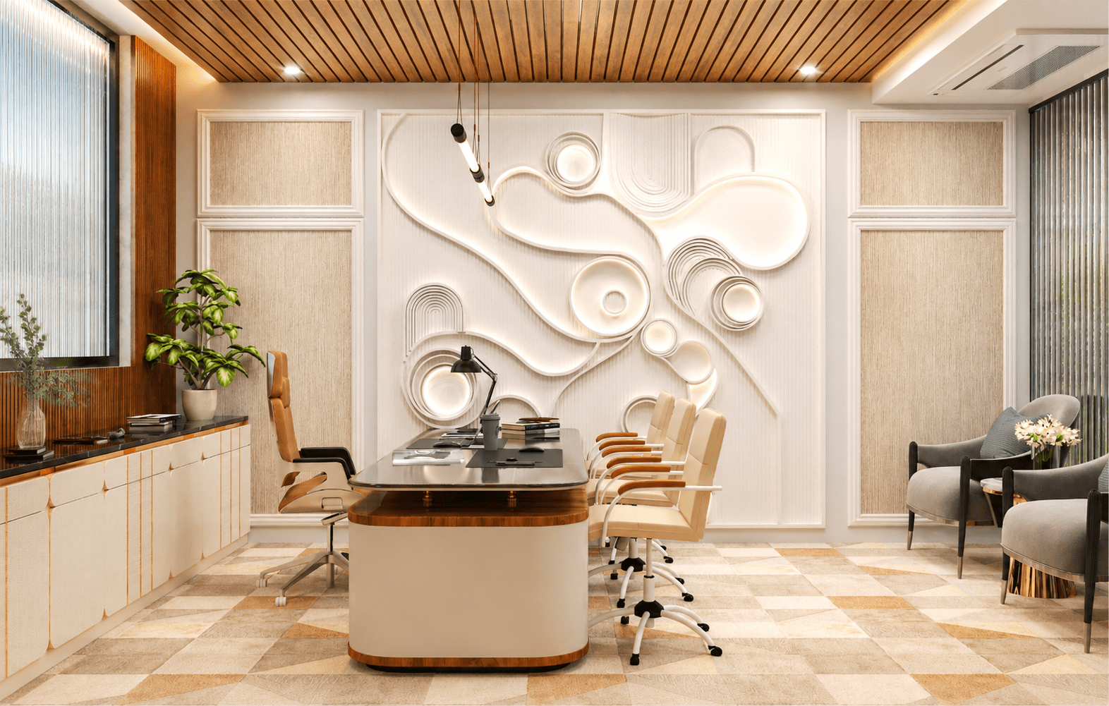 Director's Suite Seating Area