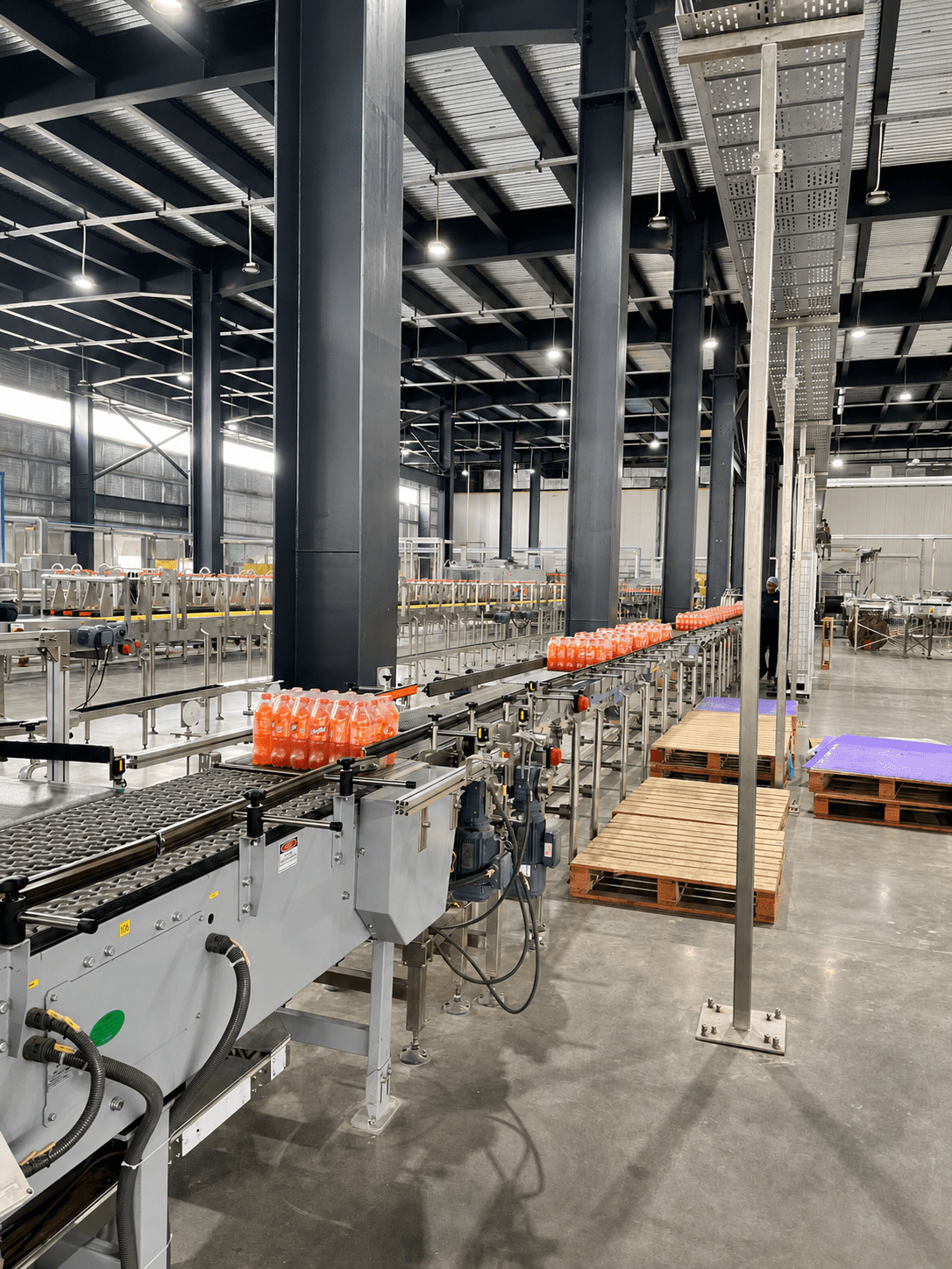 Industrial production floor