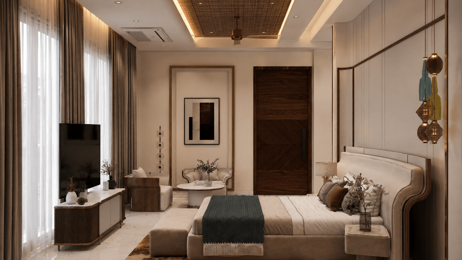 Ground Floor Master Suite at Goel Niwas.