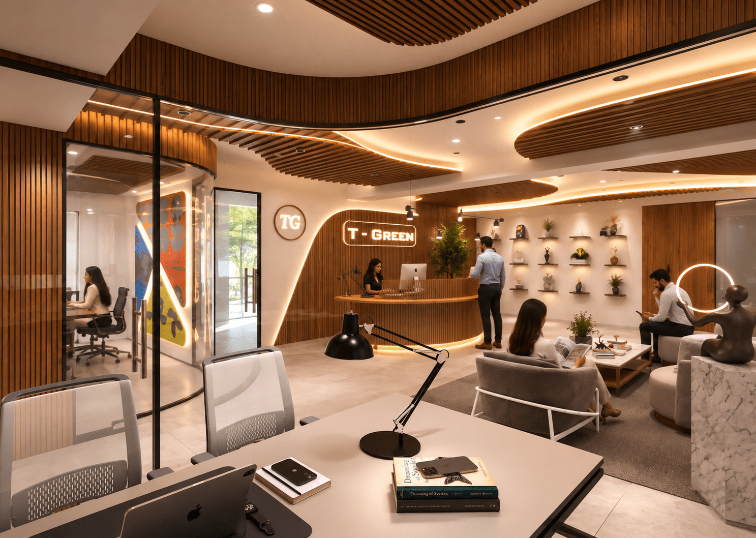 T-Green Reception Waiting Area