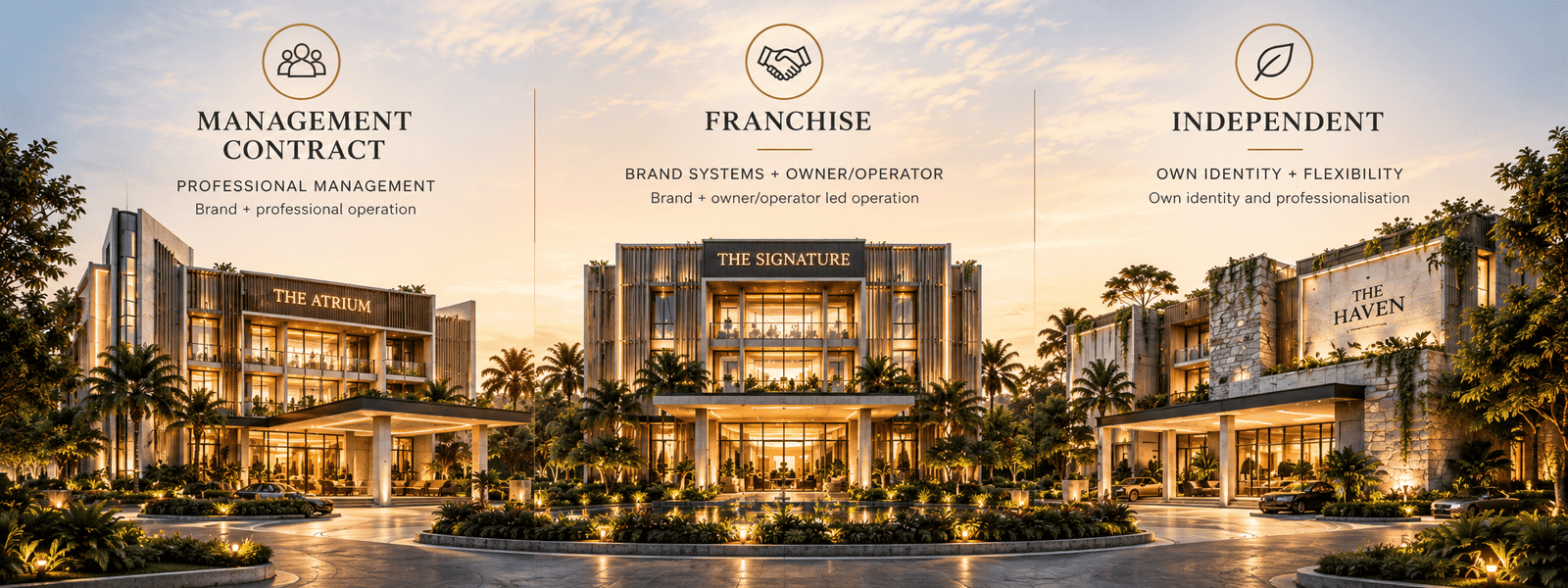 Q18 · Management Contract · Franchise ·
Independent