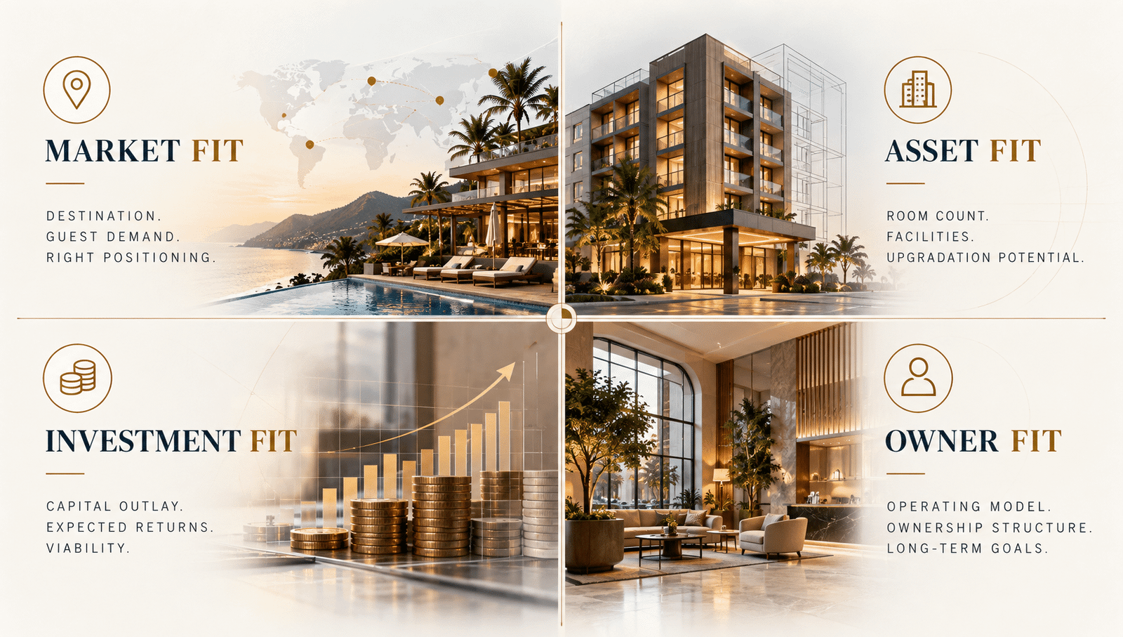 Q16 · Four-Fit Brand Framework Market Fit / Asset Fit /
Investment Fit / Owner Fit → Brand Fit