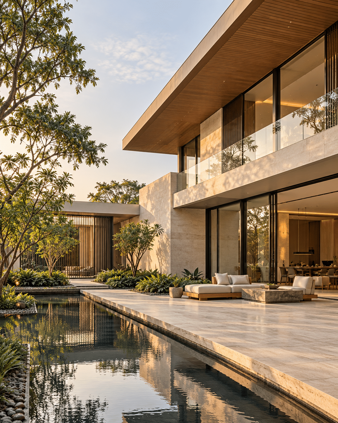Completed modern private home