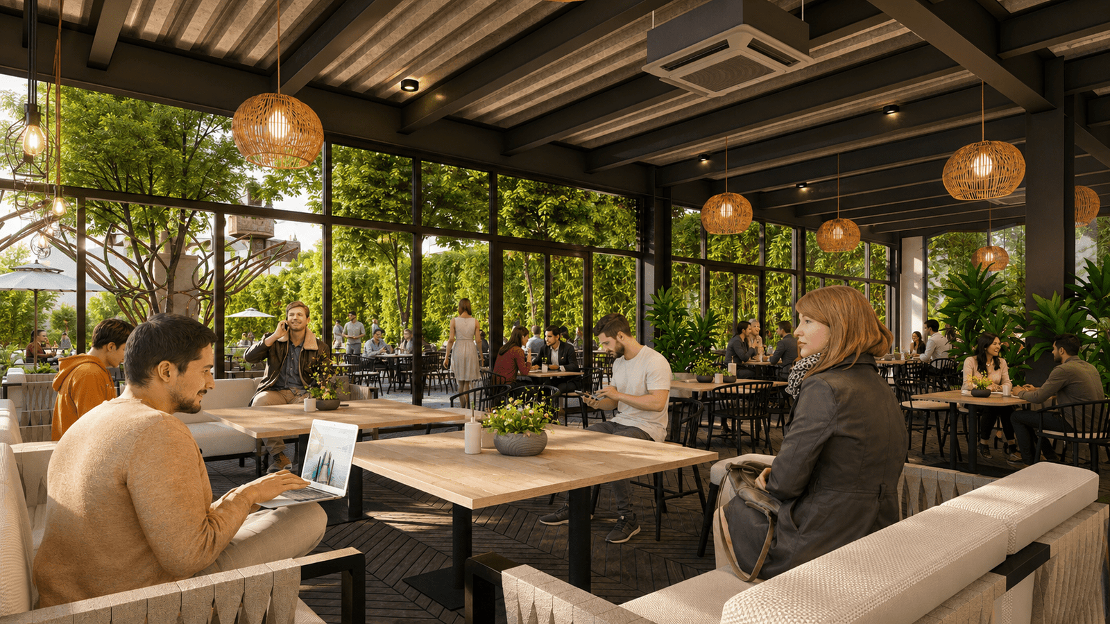 Dine In The Clouds Atmosphere