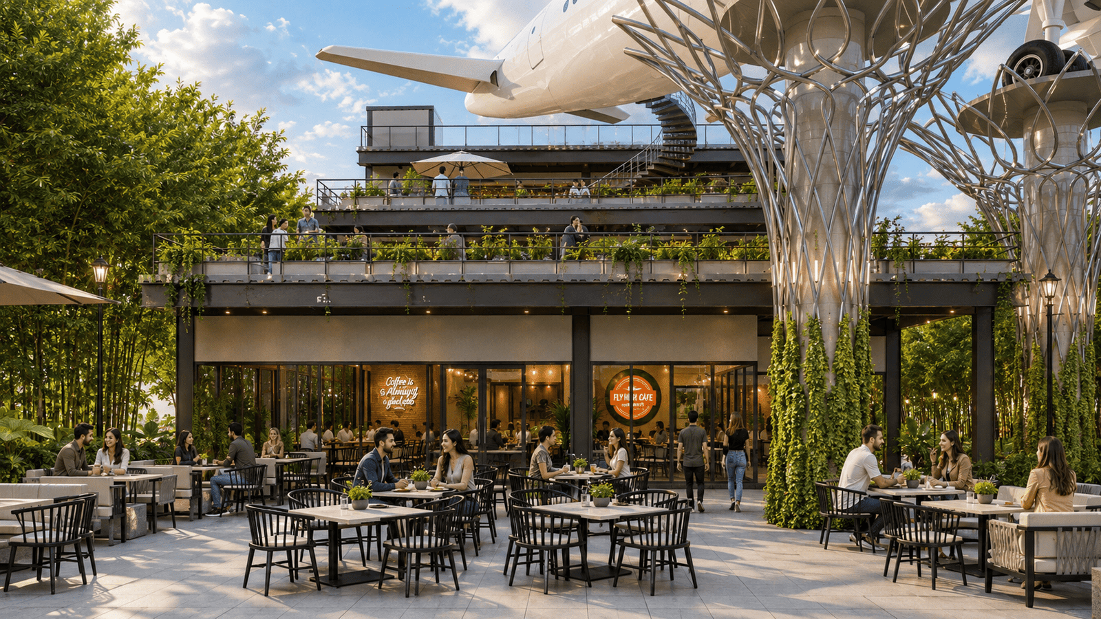 Dine In The Clouds Experience Wide View
